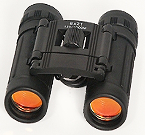 8x21 Compact Binoculars with Case