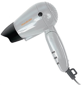 Travel Hair Dryer with 1600 Watts, Dual Voltage & Ionic Features