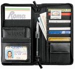 Metropolitan Deluxe Travel Wallet and Removeable Passport Case