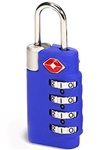 TSA Approved, Large-4 Dial Combination Lock